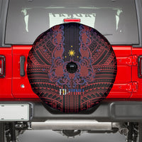 Filipino Barong Tagalog Inspired Spare Tire Cover Mabuhay Philippines Festival Polynesian Pattern LT14 - Polynesian Pride
