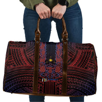 Filipino Barong Tagalog Inspired Travel Bag Mabuhay Philippines Festival Polynesian Pattern LT14 Black - Polynesian Pride
