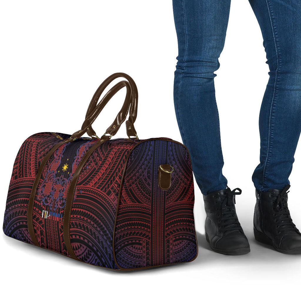 Filipino Barong Tagalog Inspired Travel Bag Mabuhay Philippines Festival Polynesian Pattern LT14 - Polynesian Pride