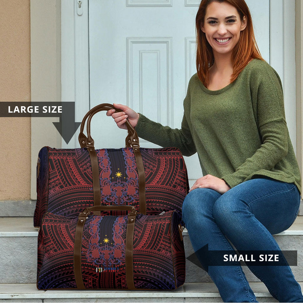 Filipino Barong Tagalog Inspired Travel Bag Mabuhay Philippines Festival Polynesian Pattern LT14 - Polynesian Pride