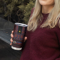 Filipino Barong Tagalog Inspired Personalised Tumbler Cup Mabuhay Philippines Festival Polynesian Pattern LT14 - Polynesian Pride