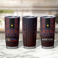 Filipino Barong Tagalog Inspired Personalised Tumbler Cup Mabuhay Philippines Festival Polynesian Pattern LT14 - Polynesian Pride