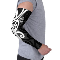 Lil Pakeha Lil Maori New Zealand Arm Sleeves Kiwi Proud Mangopare Pattern LT14 - Polynesian Pride