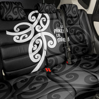 Lil Pakeha Lil Maori New Zealand Back Car Seat Cover Kiwi Proud Mangopare Pattern LT14 - Polynesian Pride