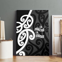 Lil Pakeha Lil Maori New Zealand Canvas Wall Art Kiwi Proud Mangopare Pattern LT14 - Polynesian Pride
