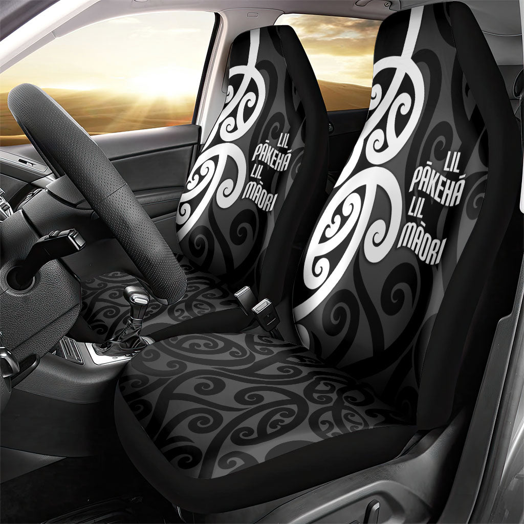 Lil Pakeha Lil Maori New Zealand Car Seat Cover Kiwi Proud Mangopare Pattern LT14 - Polynesian Pride