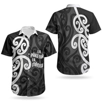 Lil Pakeha Lil Maori New Zealand Couples Matching Off Shoulder Maxi Dress and Hawaiian Shirt Kiwi Proud Mangopare Pattern LT14 - Polynesian Pride