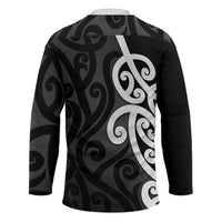 Lil Pakeha Lil Maori New Zealand Hockey Jersey Kiwi Proud Mangopare Pattern LT14 - Polynesian Pride