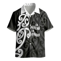 Lil Pakeha Lil Maori New Zealand Kid Hawaiian Shirt Kiwi Proud Mangopare Pattern LT14 - Polynesian Pride