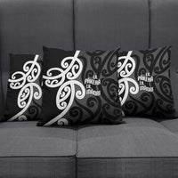 Lil Pakeha Lil Maori New Zealand Pillow Cover Kiwi Proud Mangopare Pattern LT14 - Polynesian Pride