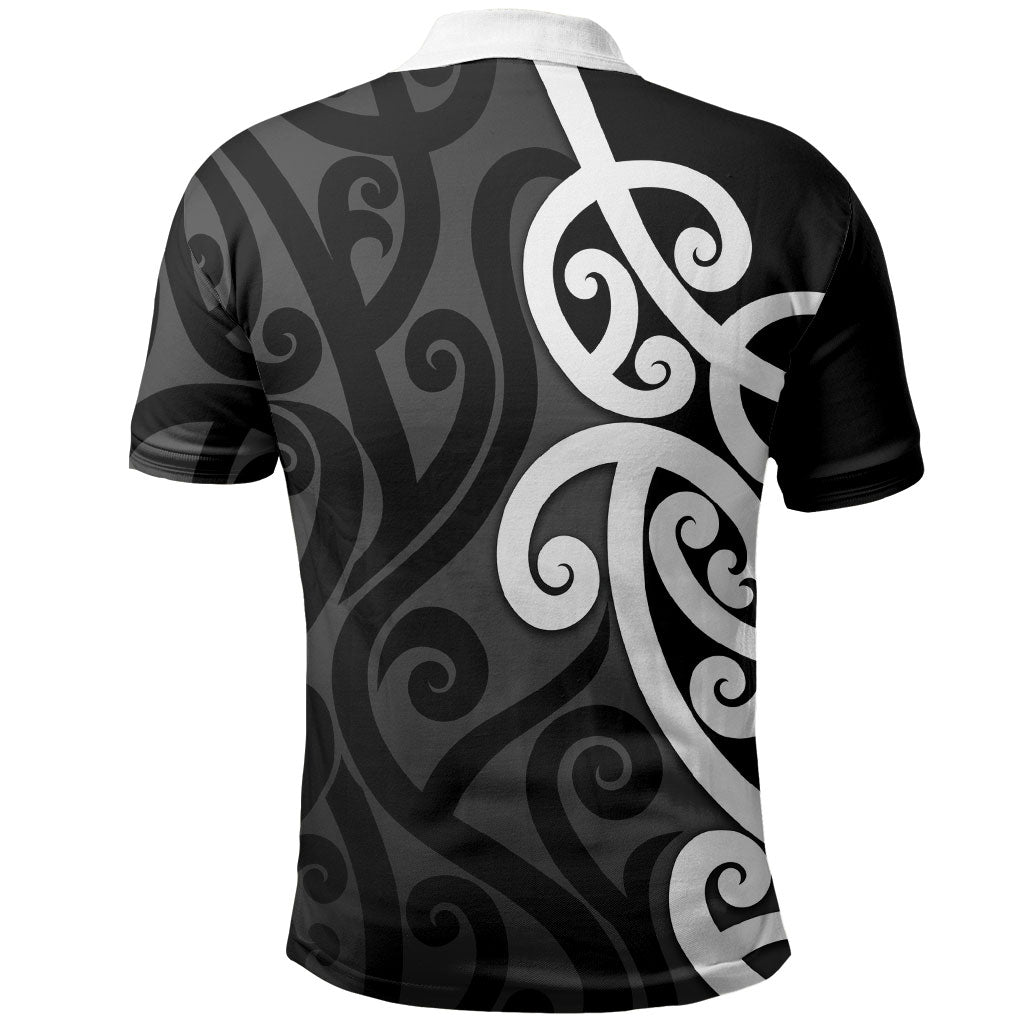 Lil Pakeha Lil Maori New Zealand Polo Shirt Kiwi Proud Mangopare Pattern LT14 - Polynesian Pride
