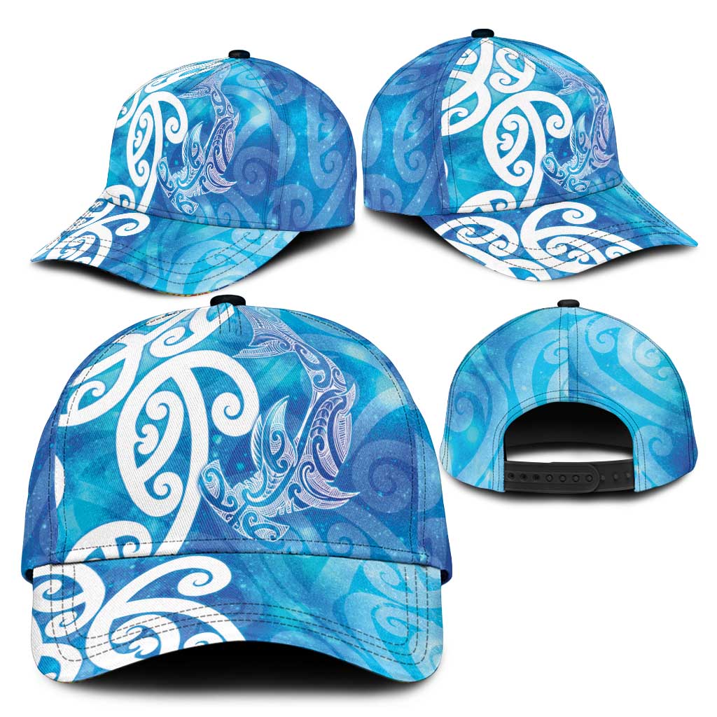 Hammerhead Shark Tattoo New Zealand Classic Cap Maori Galaxy Mangopare Pattern LT14 - Polynesian Pride