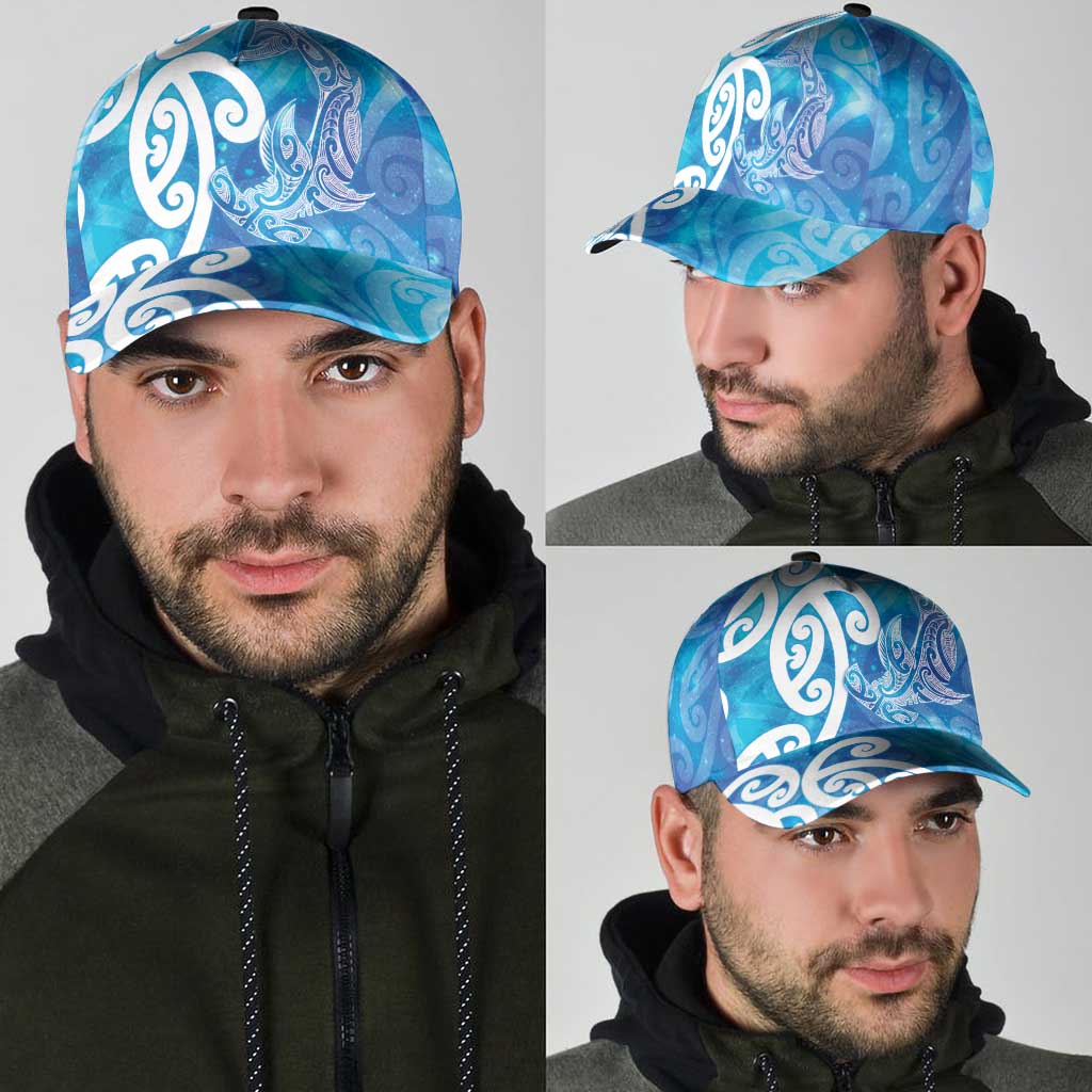 Hammerhead Shark Tattoo New Zealand Classic Cap Maori Galaxy Mangopare Pattern LT14 - Polynesian Pride