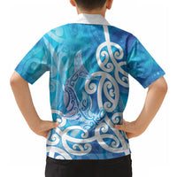 Hammerhead Shark Tattoo New Zealand Hawaiian Shirt Maori Galaxy Mangopare Pattern LT14 - Polynesian Pride