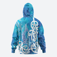 Hammerhead Shark Tattoo New Zealand Hoodie Maori Galaxy Mangopare Pattern LT14 - Polynesian Pride