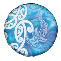 Hammerhead Shark Tattoo New Zealand Spare Tire Cover Maori Galaxy Mangopare Pattern LT14 - Polynesian Pride