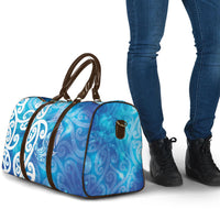 Hammerhead Shark Tattoo New Zealand Travel Bag Maori Galaxy Mangopare Pattern LT14 - Polynesian Pride