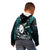 New Zealand Silver Fern Rugby Kid Hoodie Aotearoa All Black Dabbing Ball With Maori Paua Shell LT14 - Polynesian Pride