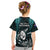 New Zealand Silver Fern Rugby Kid T Shirt Aotearoa All Black Dabbing Ball With Maori Paua Shell LT14 - Polynesian Pride