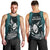 New Zealand Silver Fern Rugby Men Tank Top Aotearoa All Black Dabbing Ball With Maori Paua Shell LT14 - Polynesian Pride