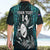 Custom New Zealand Silver Fern Rugby Hawaiian Shirt Aotearoa All Black Dabbing Ball With Maori Paua Shell LT14 - Polynesian Pride