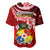 Tonga Rugby Baseball Jersey Ikale Tahi Tongan Ngatu Pattern With Dabbing Ball LT14 - Polynesian Pride