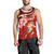 Tonga Rugby Men Tank Top Ikale Tahi Tongan Ngatu Pattern With Dabbing Ball LT14 - Polynesian Pride