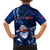 Samoa Rugby Family Matching Short Sleeve Bodycon Dress and Hawaiian Shirt Manu Samoa Ula Fala Dabbing Ball Polynesian Blue Version LT14 - Polynesian Pride