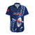 Samoa Rugby Hawaiian Shirt Manu Samoa Ula Fala Dabbing Ball Polynesian Blue Version LT14 Blue - Polynesian Pride