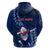 Samoa Rugby Hoodie Manu Samoa Ula Fala Dabbing Ball Polynesian Blue Version LT14 - Polynesian Pride