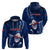 Samoa Rugby Hoodie Manu Samoa Ula Fala Dabbing Ball Polynesian Blue Version LT14 - Polynesian Pride