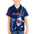 Samoa Rugby Kid Hawaiian Shirt Manu Samoa Ula Fala Dabbing Ball Polynesian Blue Version LT14 - Polynesian Pride