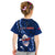 Samoa Rugby Kid T Shirt Manu Samoa Ula Fala Dabbing Ball Polynesian Blue Version LT14 - Polynesian Pride