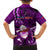 Samoa Rugby Family Matching Short Sleeve Bodycon Dress and Hawaiian Shirt Manu Samoa Ula Fala Dabbing Ball Polynesian Purple Version LT14 - Polynesian Pride