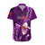 Samoa Rugby Hawaiian Shirt Manu Samoa Ula Fala Dabbing Ball Polynesian Purple Version LT14 Purple - Polynesian Pride