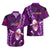 Samoa Rugby Hawaiian Shirt Manu Samoa Ula Fala Dabbing Ball Polynesian Purple Version LT14 - Polynesian Pride