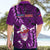 Samoa Rugby Hawaiian Shirt Manu Samoa Ula Fala Dabbing Ball Polynesian Purple Version LT14 - Polynesian Pride