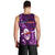 Samoa Rugby Men Tank Top Manu Samoa Ula Fala Dabbing Ball Polynesian Purple Version LT14 - Polynesian Pride