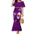 Samoa Rugby Mermaid Dress Manu Samoa Ula Fala Dabbing Ball Polynesian Purple Version LT14 Women Purple - Polynesian Pride