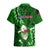 Samoa Rugby Hawaiian Shirt Manu Samoa Ula Fala Dabbing Ball Polynesian Green Version LT14 - Polynesian Pride