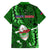 Samoa Rugby Kid Hawaiian Shirt Manu Samoa Ula Fala Dabbing Ball Polynesian Green Version LT14 - Polynesian Pride