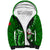 Samoa Rugby Sherpa Hoodie Manu Samoa Ula Fala Dabbing Ball Polynesian Green Version LT14 Unisex Green - Polynesian Pride