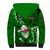 Samoa Rugby Sherpa Hoodie Manu Samoa Ula Fala Dabbing Ball Polynesian Green Version LT14 - Polynesian Pride