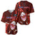 Samoa Rugby Baseball Jersey Manu Samoa Ula Fala Dabbing Ball Polynesian Red Version LT14 - Polynesian Pride