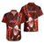 Samoa Rugby Hawaiian Shirt Manu Samoa Ula Fala Dabbing Ball Polynesian Red Version LT14 - Polynesian Pride