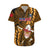 Samoa Rugby Hawaiian Shirt Manu Samoa Ula Fala Dabbing Ball Polynesian Gold Version LT14 Gold - Polynesian Pride