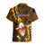 Samoa Rugby Hawaiian Shirt Manu Samoa Ula Fala Dabbing Ball Polynesian Gold Version LT14 - Polynesian Pride