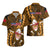 Samoa Rugby Hawaiian Shirt Manu Samoa Ula Fala Dabbing Ball Polynesian Gold Version LT14 - Polynesian Pride