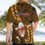 Samoa Rugby Hawaiian Shirt Manu Samoa Ula Fala Dabbing Ball Polynesian Gold Version LT14 - Polynesian Pride