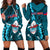 Samoa Rugby Hoodie Dress Manu Samoa Ula Fala Dabbing Ball Polynesian Turquoise Version LT14 - Polynesian Pride